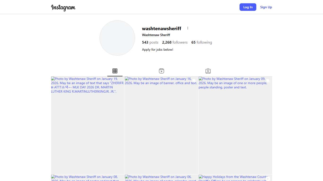 Washtenaw Sheriff (@washtenawsheriff) • Instagram photos and videos